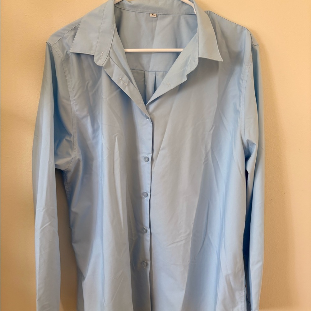 Light Blue Button-Up Shirt